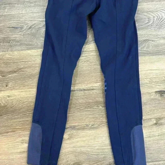 HR Farm Equestrian Riding Pants Girls SZ 10 Navy/Blue 65% Cotton,25%polyester - Picture 8 of 11